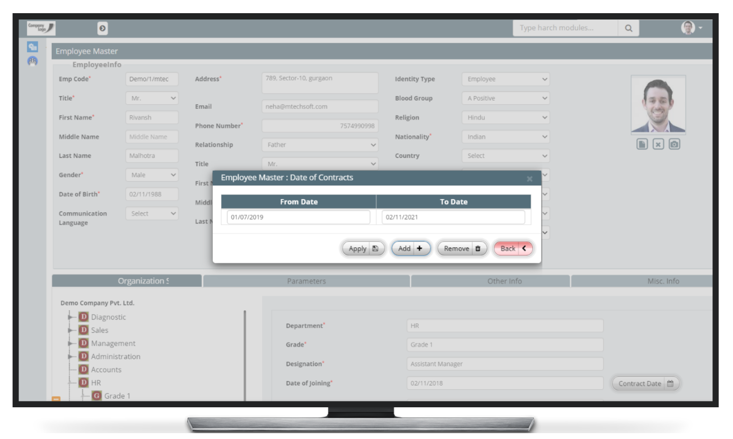 Manpower-Contract-Management screenshot